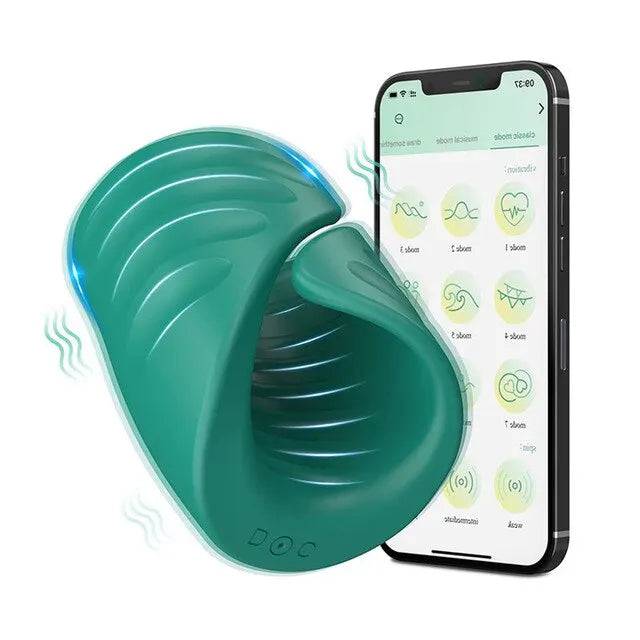 Male Masturbator: Penis Training Glans Trainer Stimulator Vibrator with APP Control, Delay Cock Ring Glans Trainer for Men - Passion Pulse Adult