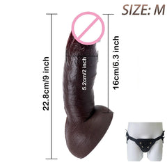 Realistic Silicone Dildo with Suction Cup - Soft & Flexible Adult Toy