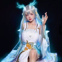 2D-Inspired Full Silicone Doll - High-Quality Insertable Adult Companion