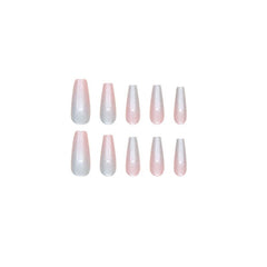 Cat eye gradient wearable nails removable nail pieces nail pieces nail art stickers code