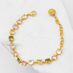 Colorful Zircon Bracelet