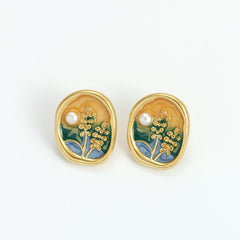 Flower Stud Earrings