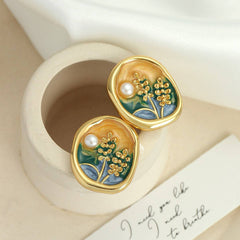 Flower Stud Earrings