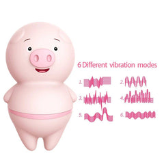 IKOKY Cute Pig Tongue Licking Vibrator