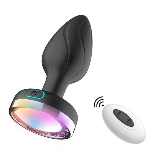 LumiVibe - Vibrating Light-Up Remote Control Plug