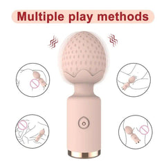 Strawberry Vibrator Dildo: Female Masturbation and Anal Sex Toy, Vaginal Massager for Couples' Flirting - Adult Prostate Stimulator