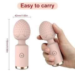 Strawberry Vibrator Dildo: Female Masturbation and Anal Sex Toy, Vaginal Massager for Couples' Flirting - Adult Prostate Stimulator