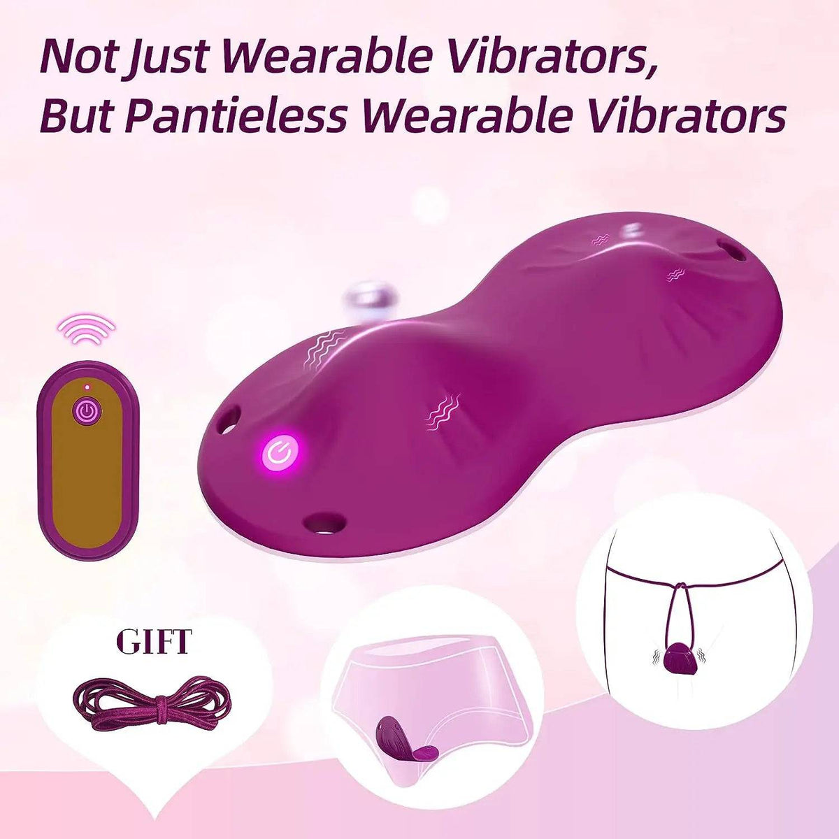 Vibrating Panties with Remote Control – 10 Vibration Modes