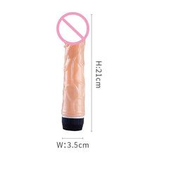 Large G-Spot Vibrator – Huge Dildo for Clitoral and Vaginal Stimulation