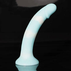 Little Thin Realistic Dildo – Soft Silicone Beginner’s Anal Toy with Heart-Shaped Suction Cup