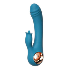 USB Rechargeable Rabbit Dildo Vibrator – 10-Frequency G-Spot & Clitoral Stimulation for Women