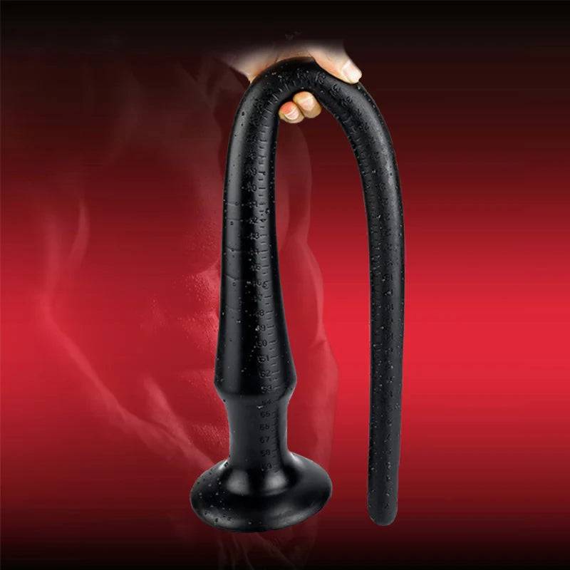 Super Long Flexible Silicone Anal Plug and Dildo - Prostate Massager and Dilator for Men, Women, and Couples for Deep Exploration and Sensual Play - Passion Pulse Adult