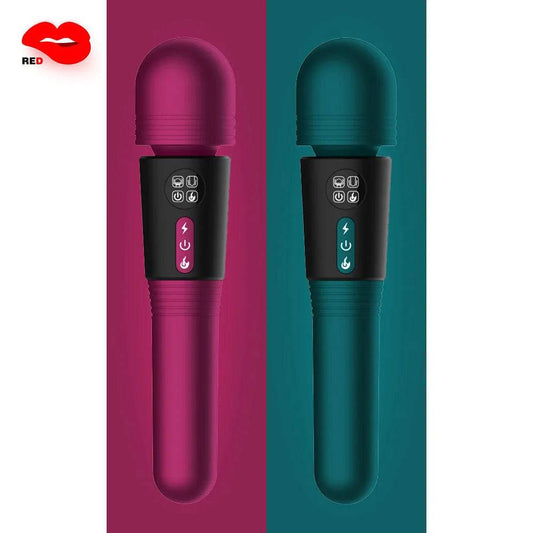 Double-Headed Women's Vibrator: AV Magic Wand, G-Spot and Vagina Nipple Stimulator, Dildo Erotic Masturbator Massage - Sex Toy for Couples