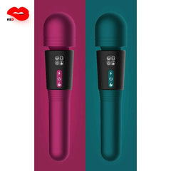 Double-Headed Women's Vibrator: AV Magic Wand, G-Spot and Vagina Nipple Stimulator, Dildo Erotic Masturbator Massage - Sex Toy for Couples