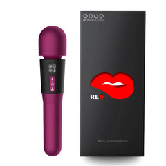 Double-Headed Women's Vibrator: AV Magic Wand, G-Spot and Vagina Nipple Stimulator, Dildo Erotic Masturbator Massage - Sex Toy for Couples