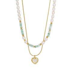 Double-layer Freshwater Pearl Necklace