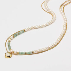 Double-layer Freshwater Pearl Necklace