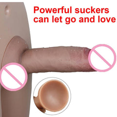 Realistic Soft Silicone Dildo with Suction Cup - Big & Affordable Pleasure