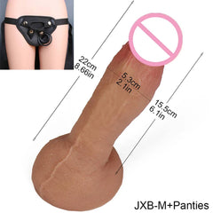 Realistic Soft Silicone Dildo with Suction Cup - Big & Affordable Pleasure