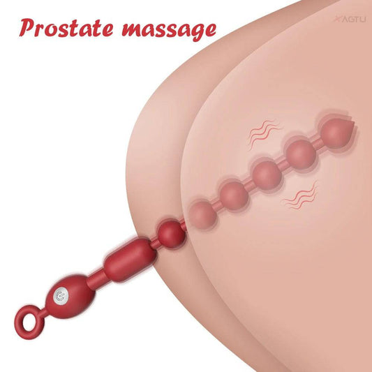 VibroPulse Beads - Vibrating Silicone Prostate Massager