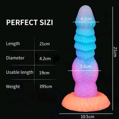 Luminous Monster Horse Dildo – Large Anal Plug for Women