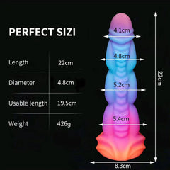 Luminous Monster Horse Dildo – Large Anal Plug for Women