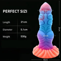 Luminous Monster Horse Dildo – Large Anal Plug for Women