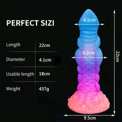 Luminous Monster Horse Dildo – Large Anal Plug for Women