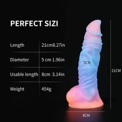 Luminous Monster Horse Dildo – Large Anal Plug for Women