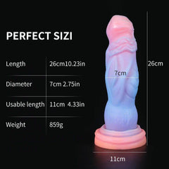 Luminous Monster Horse Dildo – Large Anal Plug for Women