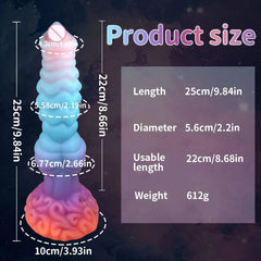 Luminous Monster Horse Dildo – Large Anal Plug for Women