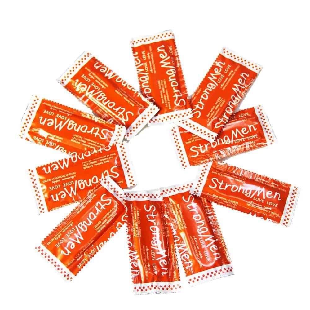 50PCS Delay Condoms with Penis Sleeves - Passion Pulse Adult