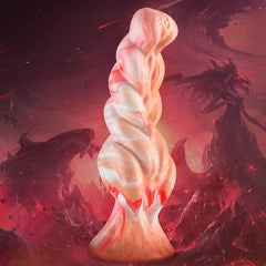 Body-Safe Silicone Monster Dildo – 7.3" Realistic Anal & Vaginal Penetrator with Suction Cup - Passion Pulse Adult
