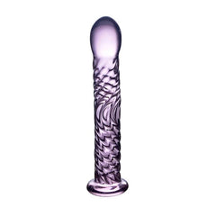 17cm Crystal Glass Dildo – Realistic Design with Suction Cup for G-Spot Massage