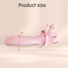 30-Speed Nipple Clitoral Stimulation Breast Clips Clamp Vibrator