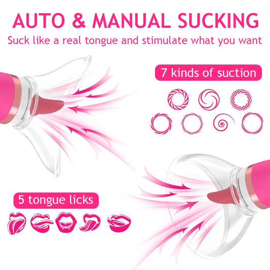 Clit & Nipple Sucking Vibrator