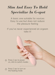 DRY WELL G-Spot Heating Rose Vibrator