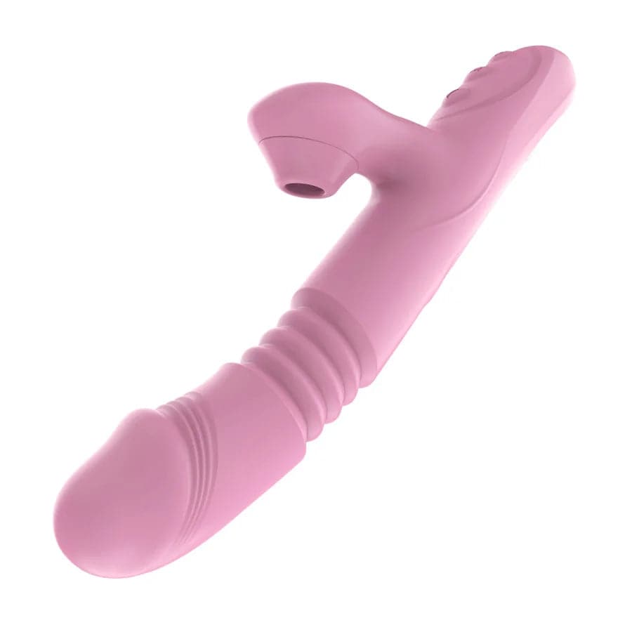 Heating Dildo Vibrator with Clitoral Suction & G-Spot Rotation – Ultimate Pleasure Massager for Women