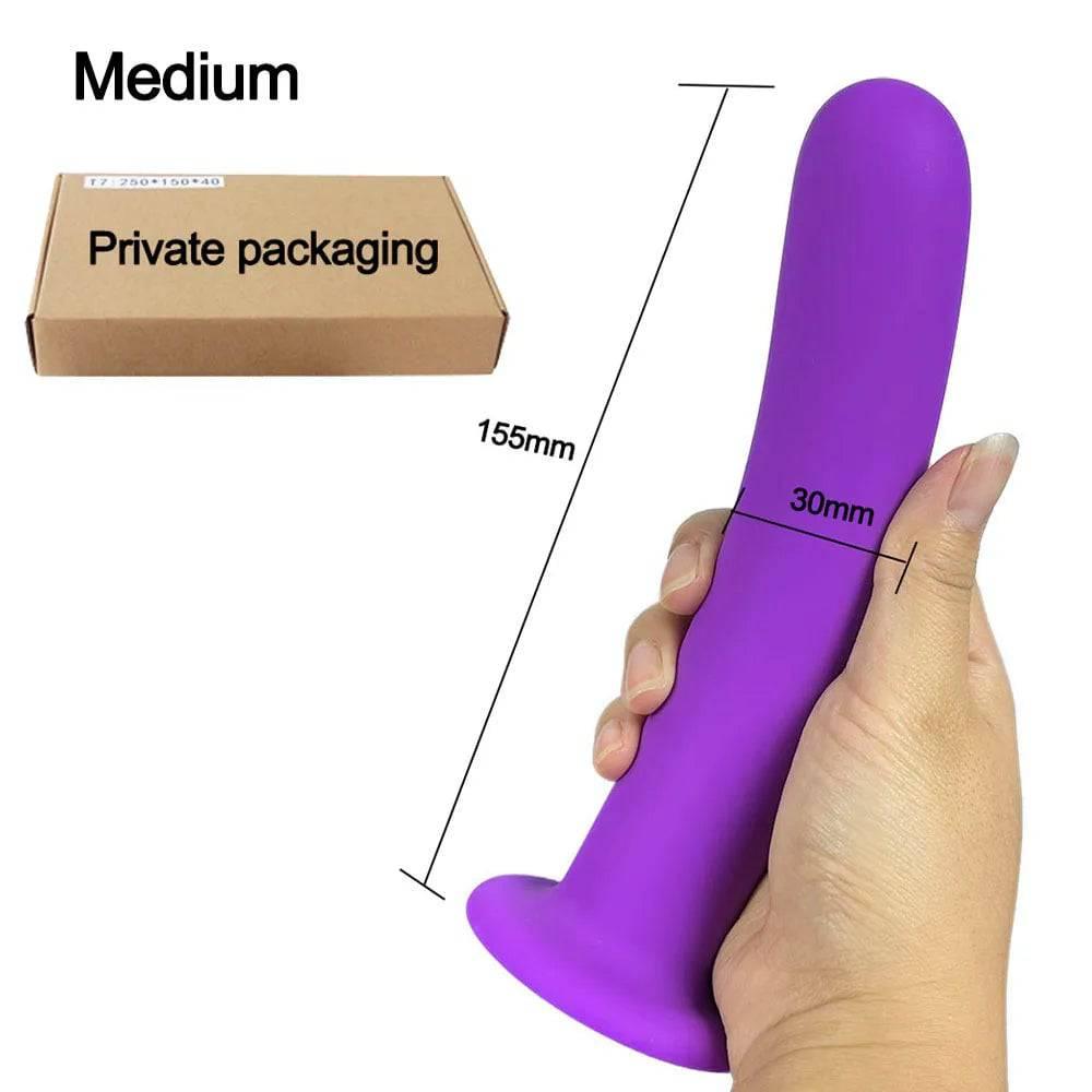 3-Piece Silicone Anal Plug Set – Beginner-Friendly Butt Plugs with Suction Cup for Prostate Massage - Passion Pulse Adult