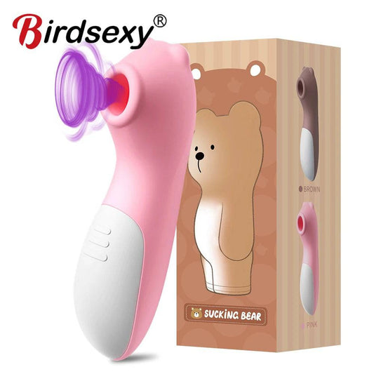 Powerful Sucker Clitoris Vibrator: Oral Vacuum Stimulator Massager, Sex Toy for Women - Adult Goods