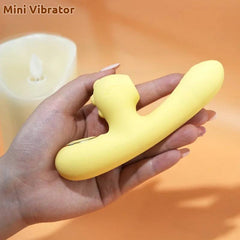 Rabbit Vibrator with Clitoral Sucking Stimulation