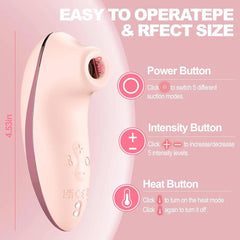 Sucking Vibrator Rose Stimulator for Women