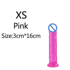 Affordable Realistic Jelly Dildo – 6 Sizes