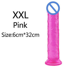 Affordable Realistic Jelly Dildo – 6 Sizes