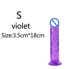 Affordable Realistic Jelly Dildo – 6 Sizes