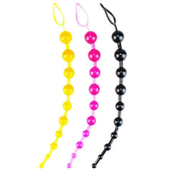 10 Beads Anal Silky Sensation - 10-Bead Silicone Pleasure String