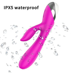 10-Speed USB Rechargeable Rabbit Vibrator – Powerful G-Spot & Clitoral Stimulator