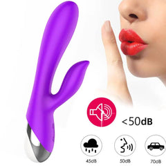 10-Speed USB Rechargeable Rabbit Vibrator – Powerful G-Spot & Clitoral Stimulator