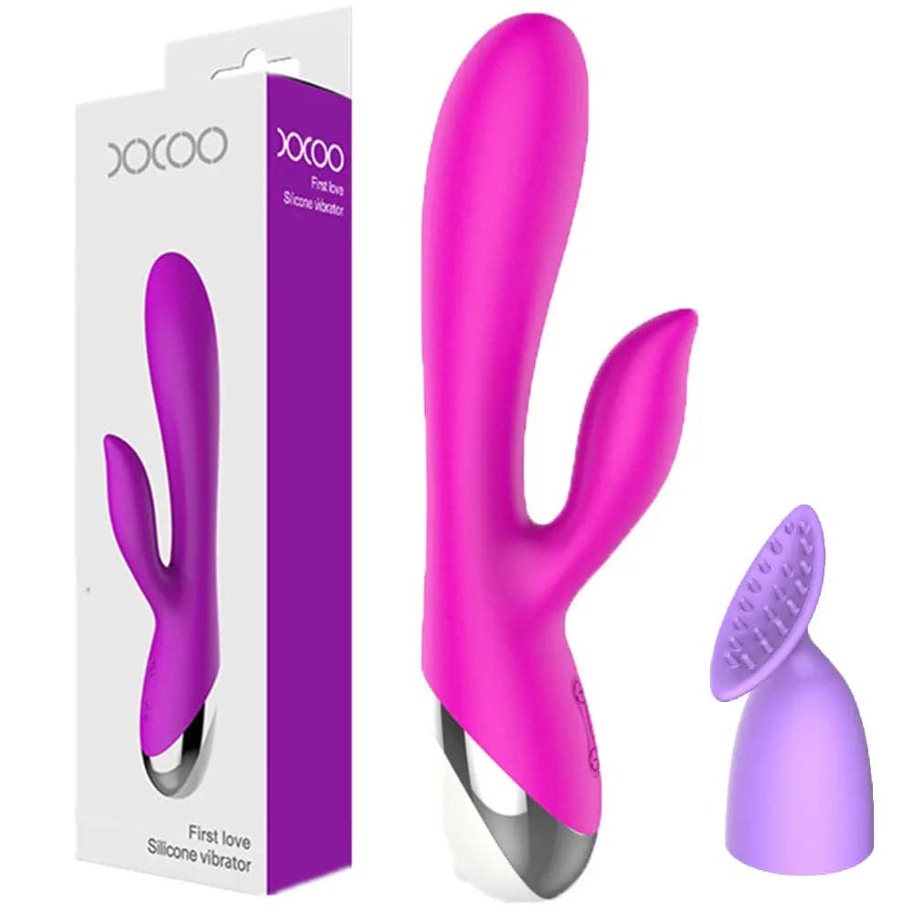 10-Speed USB Rechargeable Rabbit Vibrator – Powerful G-Spot & Clitoral Stimulator