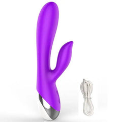 10-Speed USB Rechargeable Rabbit Vibrator – Powerful G-Spot & Clitoral Stimulator